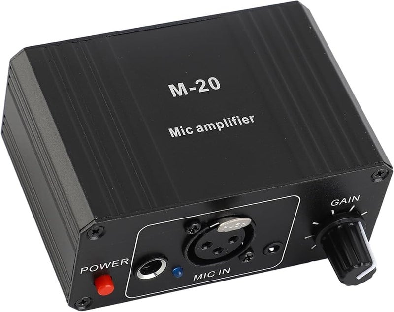 Aluminum Alloy Low Noise Preamp with XLR Output for Dynamic Condenser Microphones - Image 3